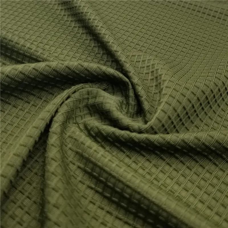 Close-up of China Spandex fabric texture