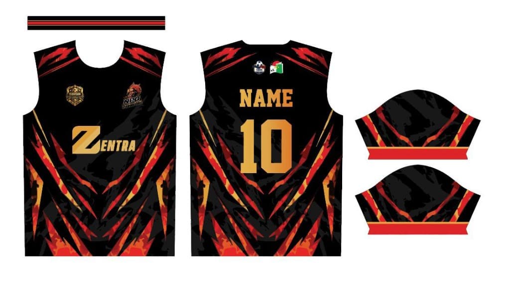 TSHSAN Fire — Esports Jersey — front view