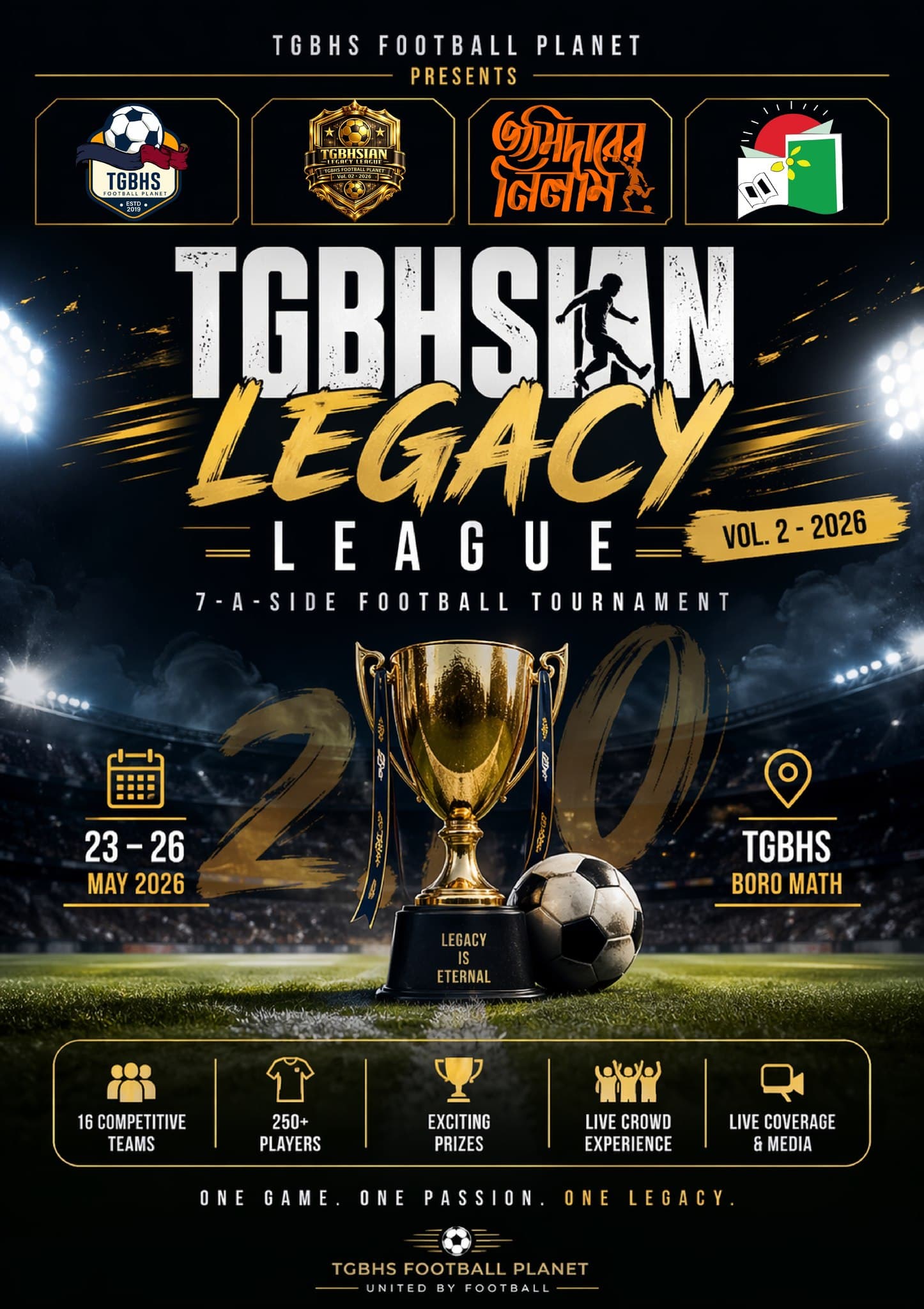 Official TGBHSian Legacy League Vol. 2 tournament poster